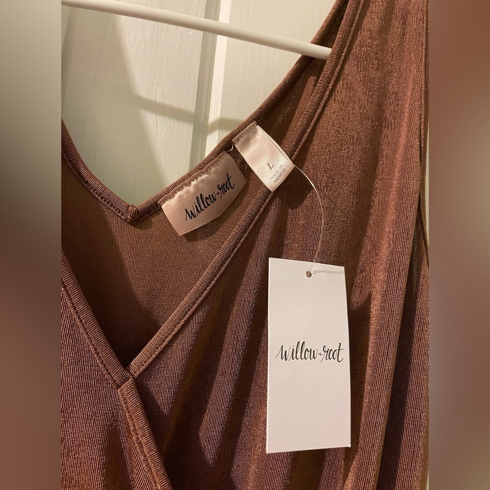 Willow Root sleeveless blouse-large NWT - Picture 2 of 5